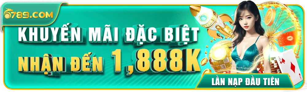 Khuyến mãi đặc biệt 6789.fo, nhận đến 1,888K cho lần nạp đầu tiên